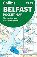 Belfast pocket map usato  Spedito ovunque in Italia 