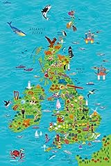 Children wall map for sale  Delivered anywhere in UK