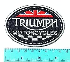 Triumph motorcycle patch for sale  Delivered anywhere in UK