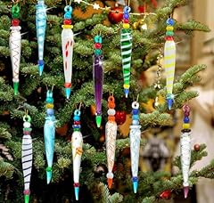 12pcs colorful icicle for sale  Delivered anywhere in UK