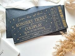 Konzert ticket personalisierba gebraucht kaufen  Wird an jeden Ort in Deutschland