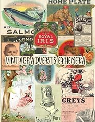 Vintage adverts ephemera for sale  Delivered anywhere in UK