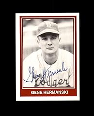 Gene hermanski signed for sale  Delivered anywhere in USA 