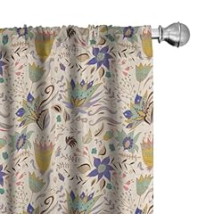 Ambesonne botanical window for sale  Delivered anywhere in USA 