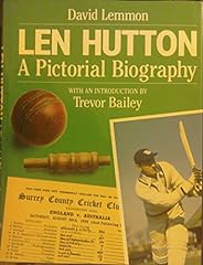 Len hutton pict.biography for sale  Delivered anywhere in UK