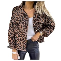 Qrexvog women leopard for sale  Delivered anywhere in UK
