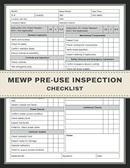 Mewp pre use for sale  Delivered anywhere in UK