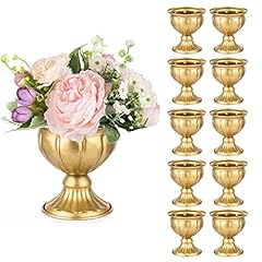 Gold vases table for sale  Delivered anywhere in USA 