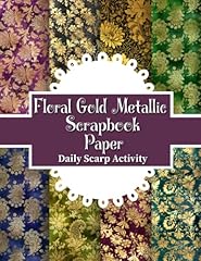 Floral gold metallic for sale  Delivered anywhere in USA 