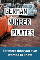 German number plates for sale  Delivered anywhere in UK