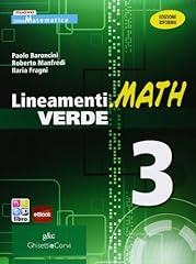Lineam.math ver.3 vol. usato  Spedito ovunque in Italia 