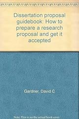Dissertation proposal guideboo for sale  Delivered anywhere in UK