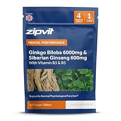 Zipvit ginkgo biloba for sale  Delivered anywhere in UK
