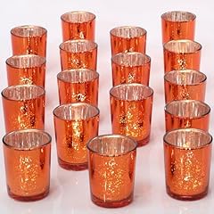24pcs orange votive for sale  Delivered anywhere in USA 