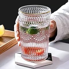 Vintage embossed glasses for sale  Delivered anywhere in UK