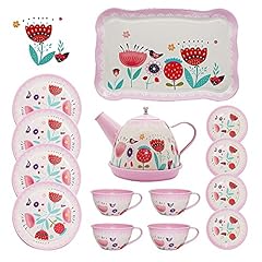 Pink tea set for sale  Delivered anywhere in USA 