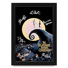 Nightmare christmas autographe for sale  Delivered anywhere in UK