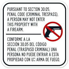Firearms prohibited property for sale  Delivered anywhere in USA 