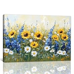Flower canvas wall for sale  Delivered anywhere in USA 