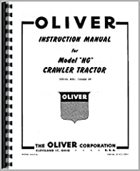 Used, Oliver HG Cletrac Crawler Service Manual for sale  Delivered anywhere in USA 