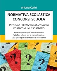 Normativa scolastica concorsi usato  Spedito ovunque in Italia 
