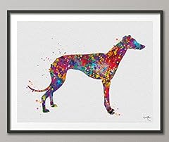 Greyhound painting greyhound for sale  Delivered anywhere in Ireland