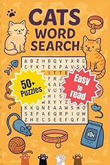 Cats word search for sale  Delivered anywhere in UK