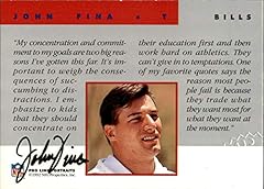 John fina signed for sale  Delivered anywhere in USA 