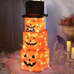 Halloween stacked pumpkins for sale  Delivered anywhere in USA 