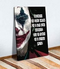 Joker movie canvas for sale  Delivered anywhere in UK