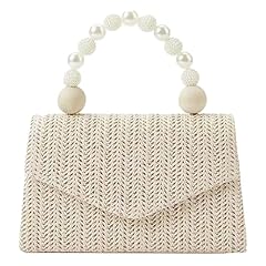 Elegant straw evening for sale  Delivered anywhere in UK
