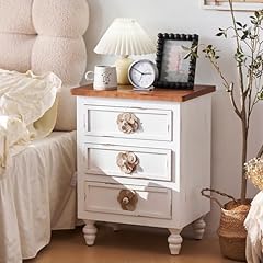 Farmhouse nightstand drawers for sale  Delivered anywhere in USA 