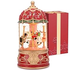 Carousel snow globe for sale  Delivered anywhere in Ireland