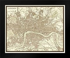 Sepia map london for sale  Delivered anywhere in USA 