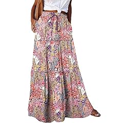 Women bohemian maxi for sale  Delivered anywhere in UK