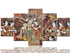 Indian Hindu Gods Painting Radha Krishna Pictures 5, used for sale  Delivered anywhere in Canada
