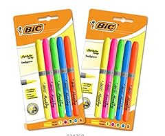 Bic textmarker 2x5 gebraucht kaufen  Wird an jeden Ort in Deutschland