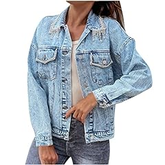 Women jean jacket for sale  Delivered anywhere in USA 
