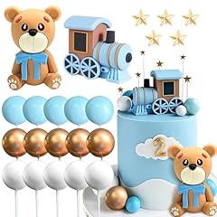 Blue bear cake for sale  Delivered anywhere in UK