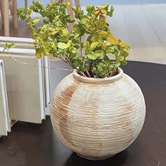 Rustic ribbed vase for sale  Delivered anywhere in USA 