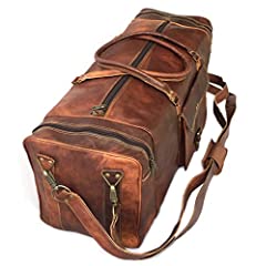 Weekender leather travel for sale  Delivered anywhere in UK