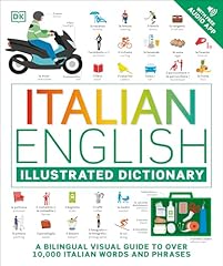 Italian english illustrated usato  Spedito ovunque in Italia 