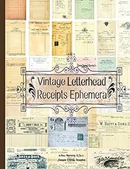 Vintage letterhead receipts for sale  Delivered anywhere in USA 