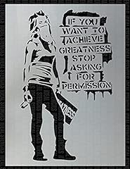 Ideal stencils banksy for sale  Delivered anywhere in UK