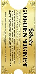Tabardo golden ticket for sale  Delivered anywhere in UK