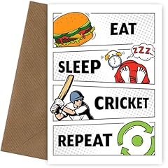 Eat sleep cricket for sale  Delivered anywhere in UK