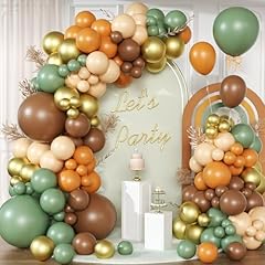 Brown green balloon for sale  Delivered anywhere in UK