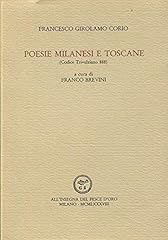 Poesie milanesi toscane usato  Spedito ovunque in Italia 