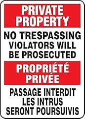 Private property trespassing for sale  Delivered anywhere in UK