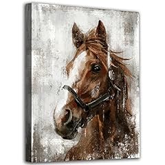 Vintage horse canvas for sale  Delivered anywhere in USA 